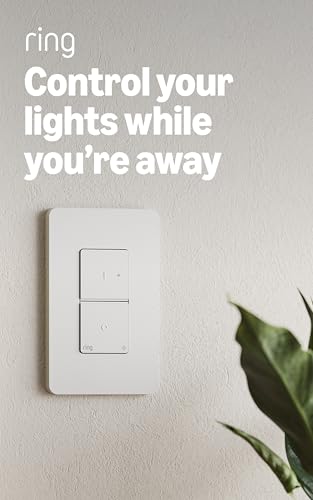 Ring Sensors: Smart Light Switch – Helps deter intruders, set routines, on Amazon Sidewalk, no base station needed, neutral wire required, single pole switch 5