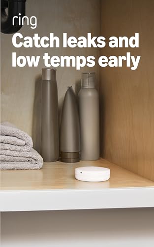 Ring Sensors: Flood & Freeze Sensor (newest model) – Protect against water damage and frozen pipes, on Amazon Sidewalk, no base station needed 5