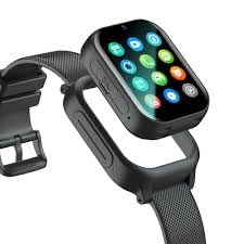 TrackMe Magic Kid's Calling Watch, Waterproof with Touchscreen Display, Camera, Video Calling, Detachable and Extra dial and Starp, SOS, Location Finder,Activity Tracker (Night Black) 5