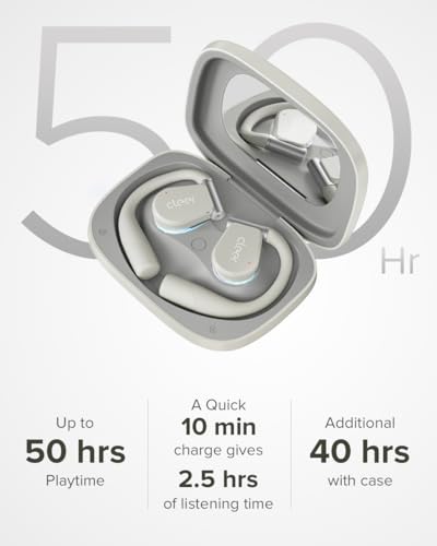 Cleer ARC 3 Open-Ear Earbuds with Dolby Atmos and 50Hr Battery - Grey 5