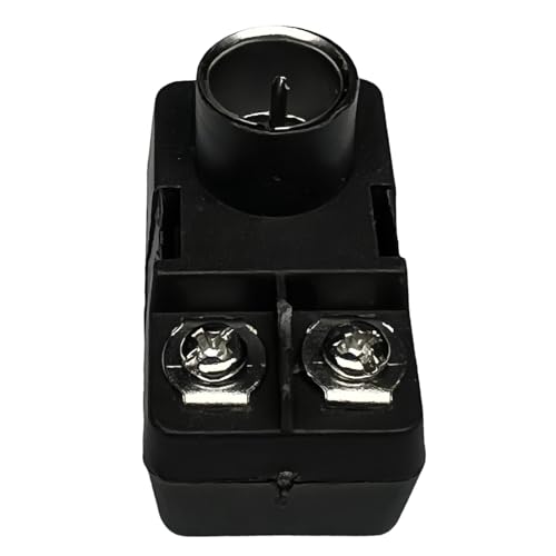 CESS F-Type Balun 300-75 ohm TV Connector Antenna Matching Transformer, F 300/75 ohm Plug, 4 Pack 3