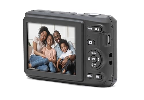KODAK PIXPRO FZ45 16MP Compact Digital Camera, 4X Optical Zoom, AA, Black 4