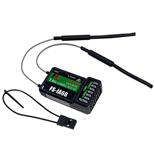 Flysky FS-i6 6CH 2.4GHz AFHDS RC Transmitter w/FS-iA6B Receiver for RC Multirotor Helicopter Airplane Glider Quadcopter (Model_2) 6