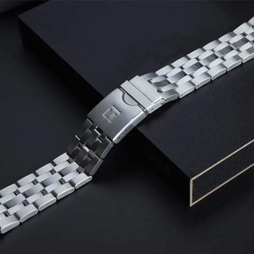 XIRIXX For Tissot T120 Starfish Series Wrist Strap 1853 Steel Strap T120407A T120407 Men's Fine Steel Watch Strap Chain(Silvery) 3