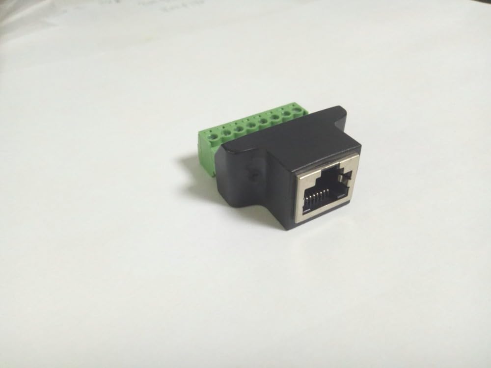 Wiring Connecting Terminals - 10PCS 8p8c Socket RJ45 to 8PIN Terminal Rj45 to Screw for Cat5 Cat5e Cable 3