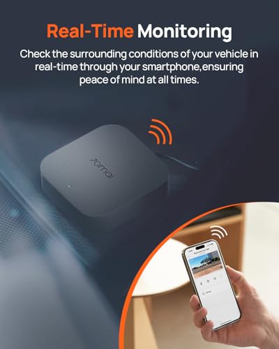 70mai UP05 4G Hardwire Kit with SIM Card, 4G Support, Type-C for Dash Cam A510, X800, A810S, T800, A810 Lite, 12V-30V to 5V/2.4A, Remote Monitoring, Low Voltage Protection, 24H Parking Mode 5