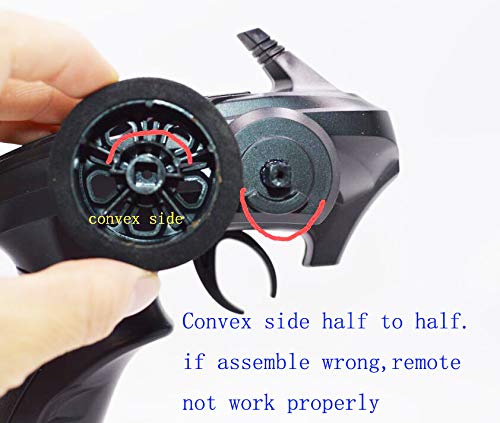 Blomiky 25-ZJ08 2.4G Transmitter Remote Control Spare Parts for 9125 Q903 RC Truck Cars 9125 Remote 4