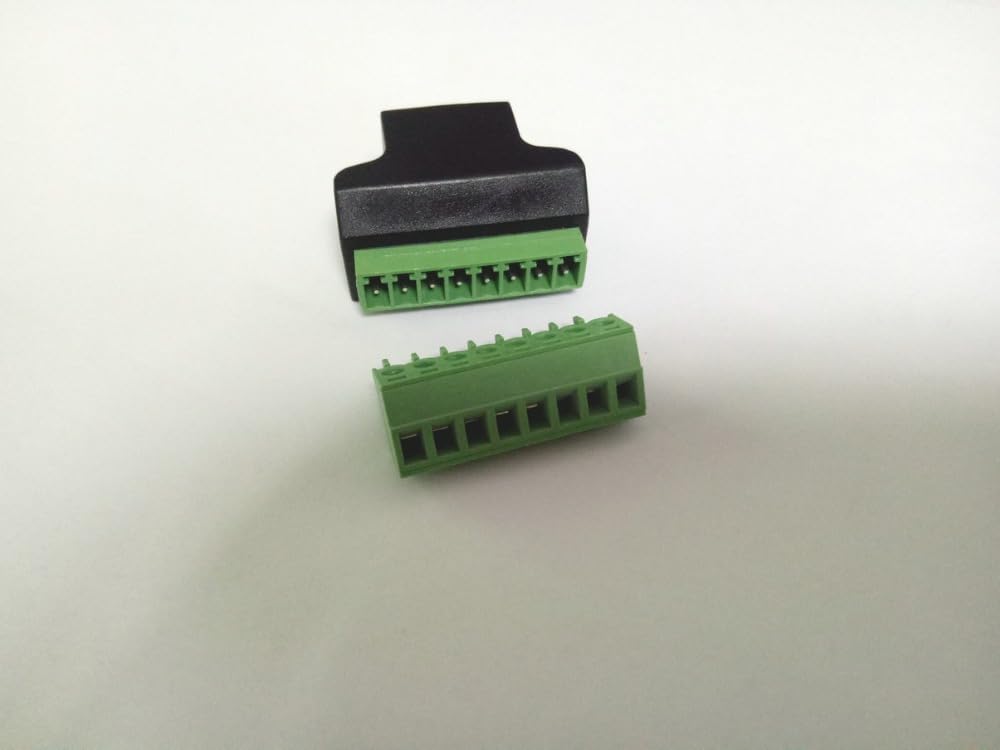 Wiring Connecting Terminals - 10PCS 8p8c Socket RJ45 to 8PIN Terminal Rj45 to Screw for Cat5 Cat5e Cable 6