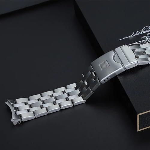 XIRIXX For Tissot T120 Starfish Series Wrist Strap 1853 Steel Strap T120407A T120407 Men's Fine Steel Watch Strap Chain(Silvery) 4