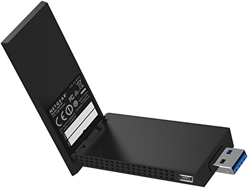 NETGEAR Certified Refurbished AC1200 Wi-Fi USB Adapter High Gain Dual Band USB 3.0 (A6210-10000R) 3