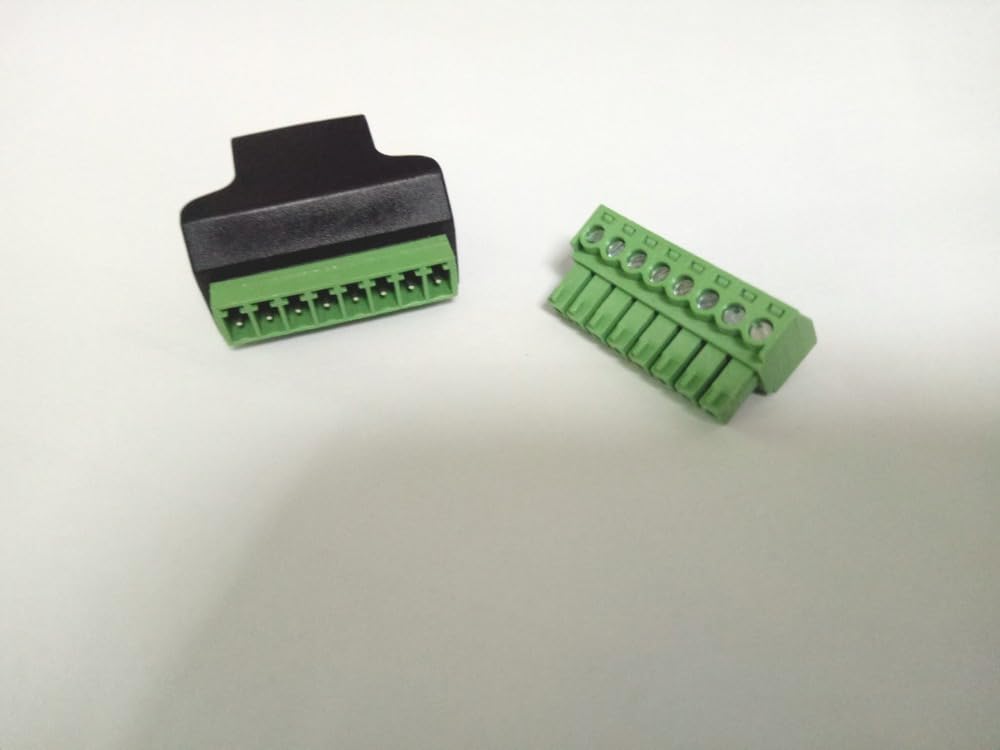 Wiring Connecting Terminals - 10PCS 8p8c Socket RJ45 to 8PIN Terminal Rj45 to Screw for Cat5 Cat5e Cable 5