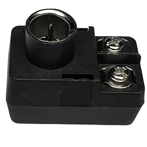 CESS F-Type Balun 300-75 ohm TV Connector Antenna Matching Transformer, F 300/75 ohm Plug, 4 Pack 2