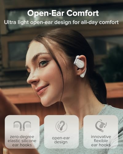 Cleer ARC 3 Open-Ear Earbuds with Dolby Atmos and 50Hr Battery - Grey 4