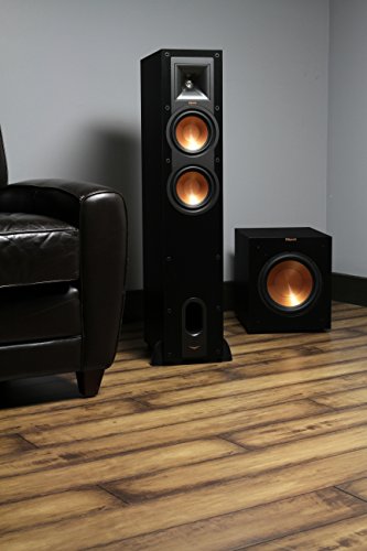 Klipsch R-12SW Powerful Deep Bass Front Firing 12" Copper-Spun Driver 400W Digital Power Subwoofer 14" X 18.5" X 16" 2