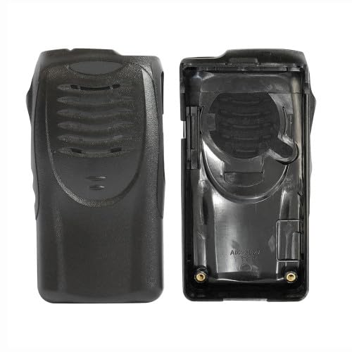 Front Housing Replacement Kit for TK-2160 TK-3160 Two-Way Radios, No Keypad, Black Front Case with Knobs, PTT Button Pad & Jack Cap (Repair Parts) 5