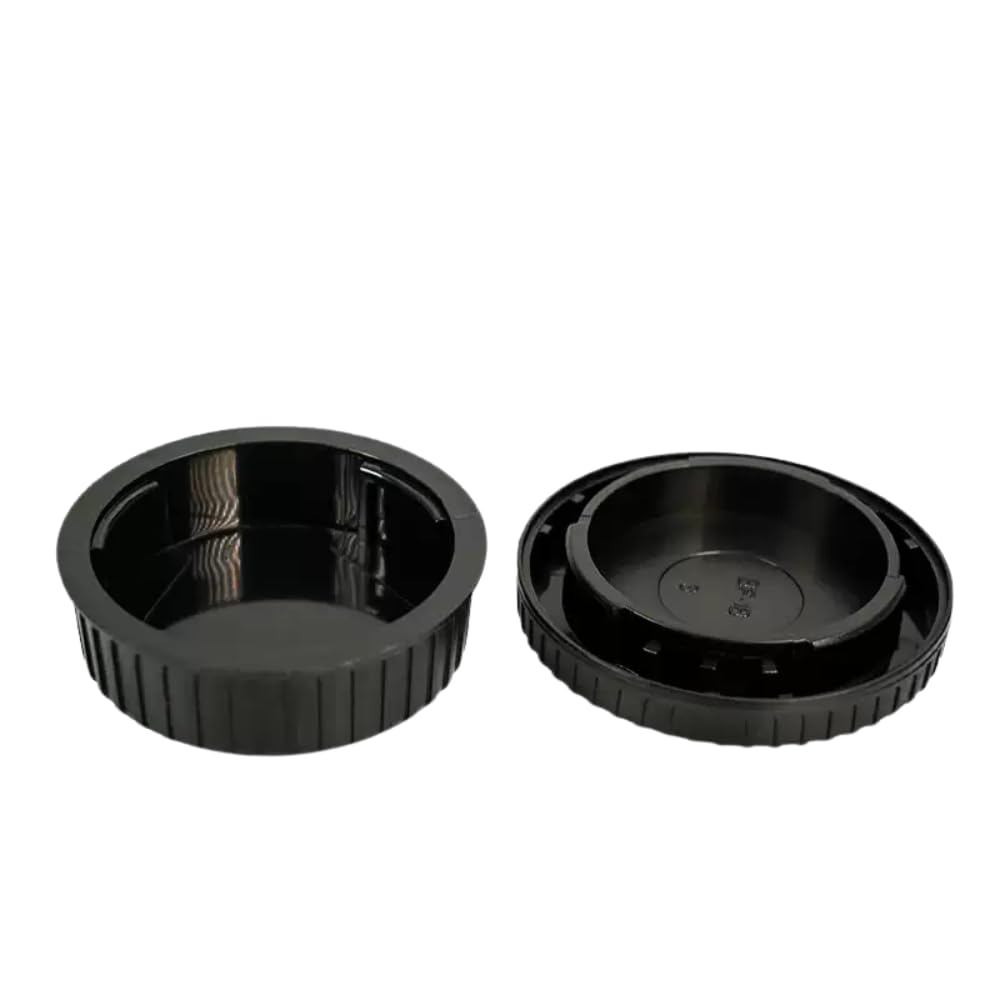 Pacezy Front Body Cap and Rear Lens Cap Cover for Nikon D7500 D7200 D7100 D7000 D5600 D5300 D5200 D5100 D3500 D3400 D3300 D3200 D3100 D850 D810 D800 D750 D600 D90 D80 More Nikon F Mount DSLR and Lens 6