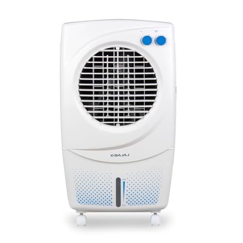 Bajaj PX 97 Torque New 36L Personal Air Cooler For Room|Honeycomb Cooling Pads|High-Speed |30Ft Powerful Air Throw|3-Speed Control|Portable Cooler-Home|1 Yr Product Warranty|White 1