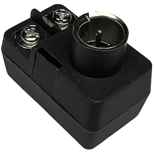 CESS F-Type Balun 300-75 ohm TV Connector Antenna Matching Transformer, F 300/75 ohm Plug, 4 Pack 6