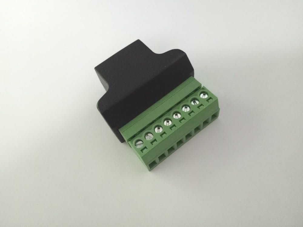 Wiring Connecting Terminals - 10PCS 8p8c Socket RJ45 to 8PIN Terminal Rj45 to Screw for Cat5 Cat5e Cable 4