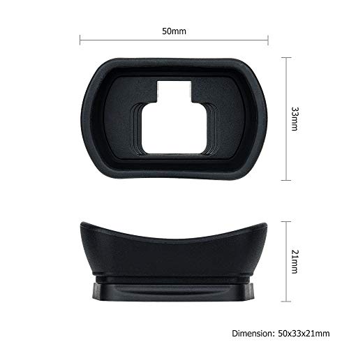 Z6II Z7II Eyecup + SD XQD Memory Card Case：Soft Silicon Camera Eyecup with 30 SD + 15 CFexpress B/XQD Cards Storage Case 5