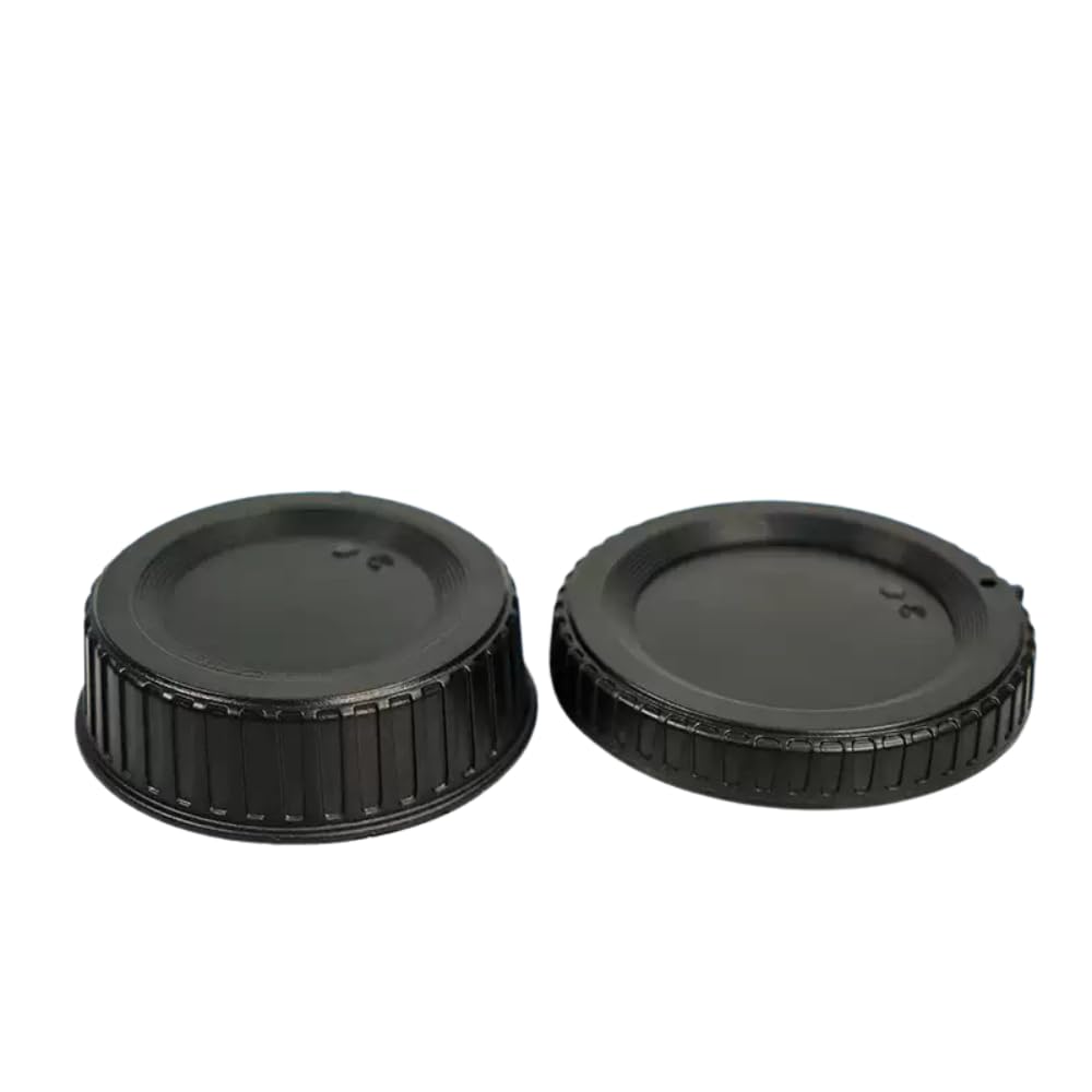 Pacezy Front Body Cap and Rear Lens Cap Cover for Nikon D7500 D7200 D7100 D7000 D5600 D5300 D5200 D5100 D3500 D3400 D3300 D3200 D3100 D850 D810 D800 D750 D600 D90 D80 More Nikon F Mount DSLR and Lens 5