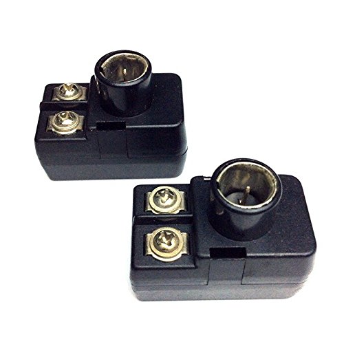 CESS F-Type Balun 300-75 ohm TV Connector Antenna Matching Transformer - F 300/75 ohm Plug (2 Pack) 5