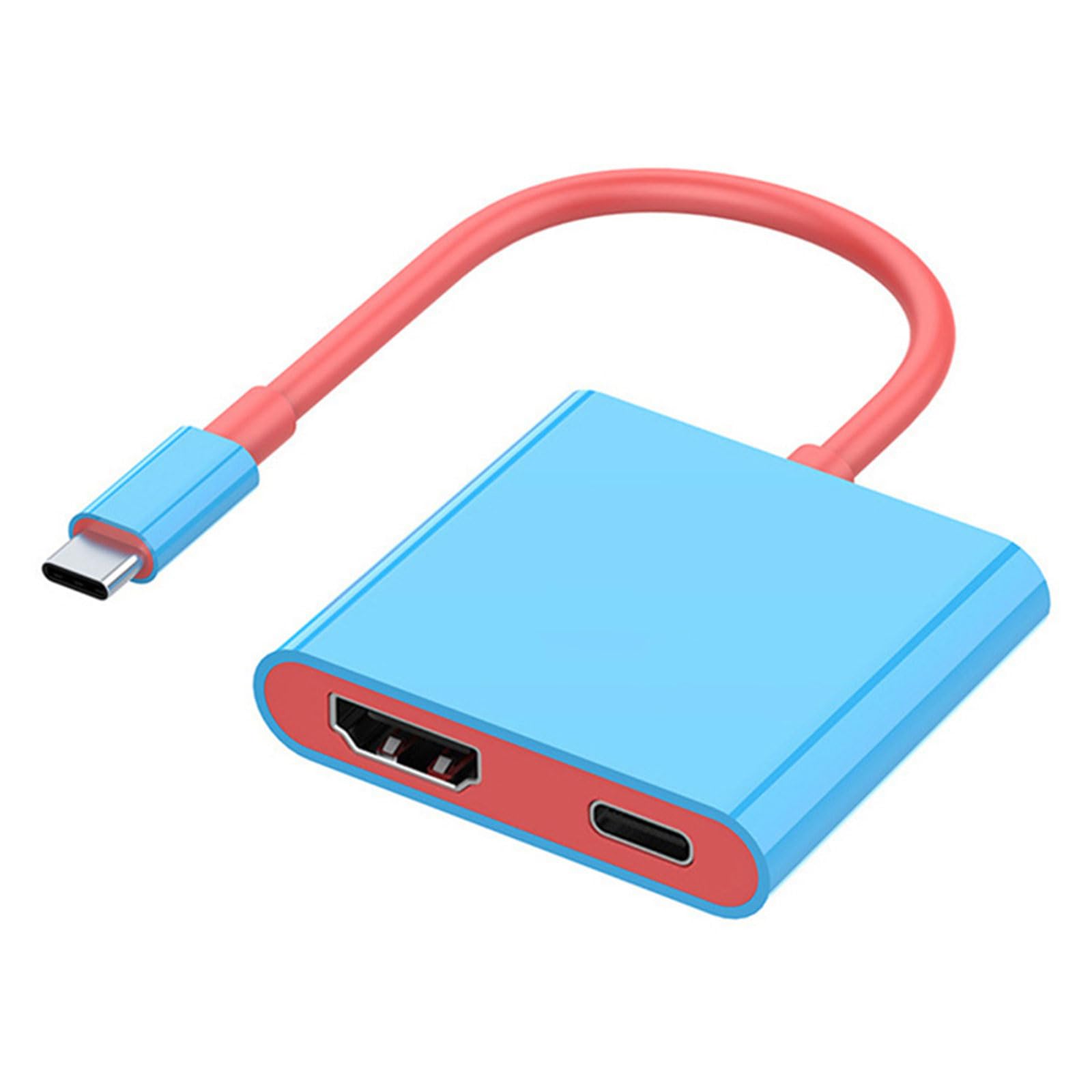 2 in 1 Lightweight USB C to HDTV Adapters Convenient Docking Station Base Easy Device Expansion for Users Enthusiasts 1