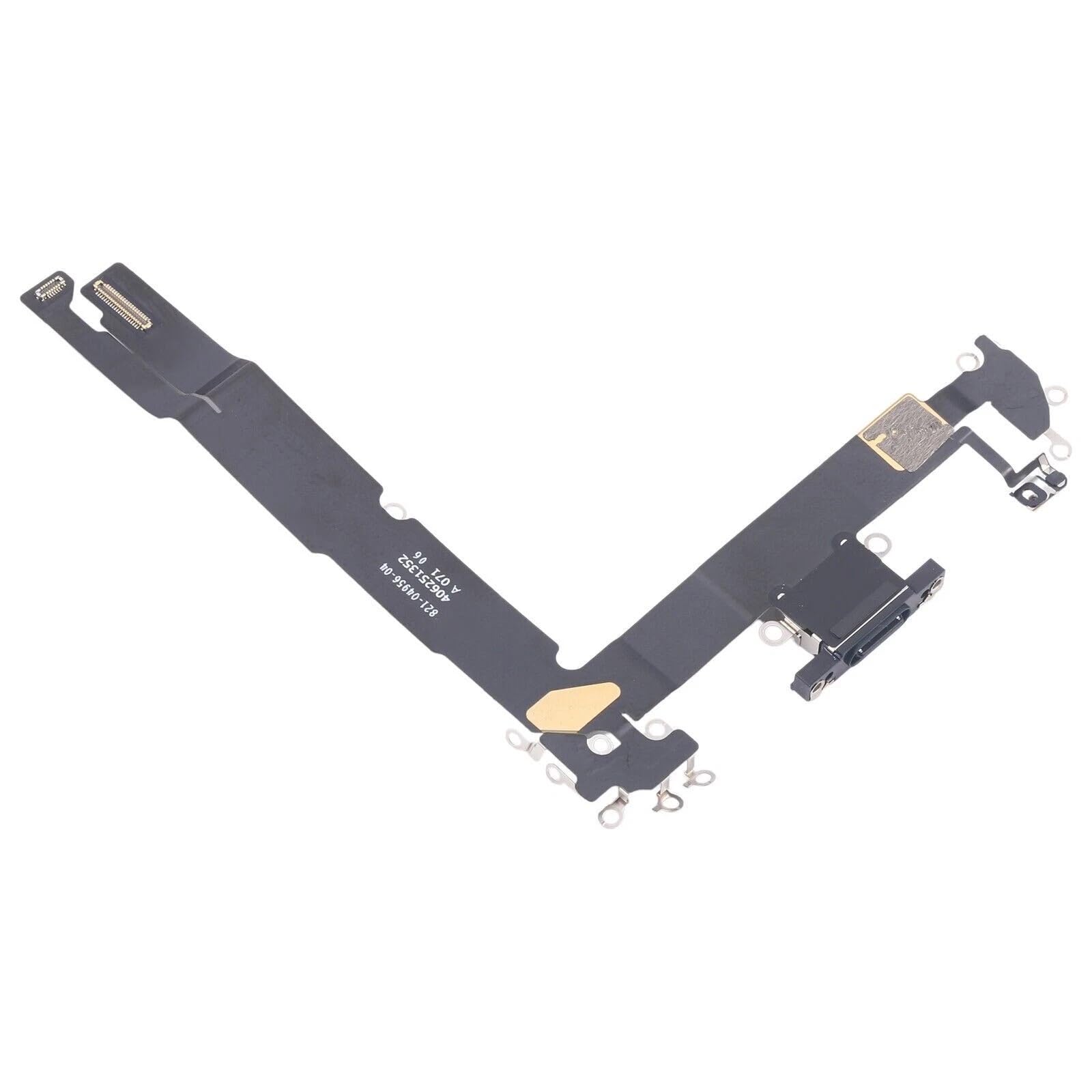 Charging Port Board Dock Connector Socket Module Flex Replacement Compatible with iPhone 16 Plus (Black) 3