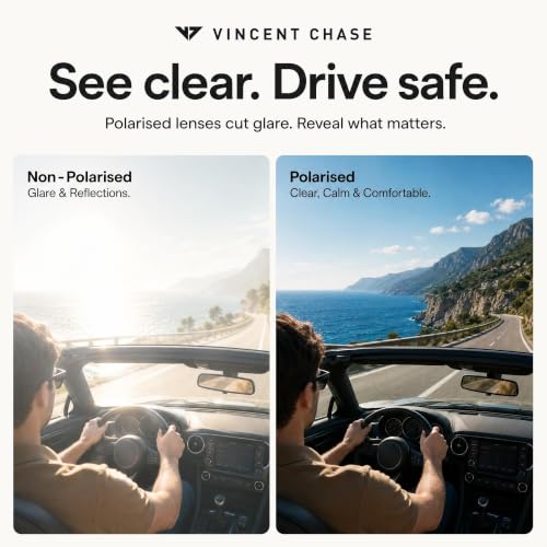 Vincent Chase By Lenskart | Full Rim Square | Classics | Polarized and 100% UV Protected | Men & Women | Large | VC S16747 6