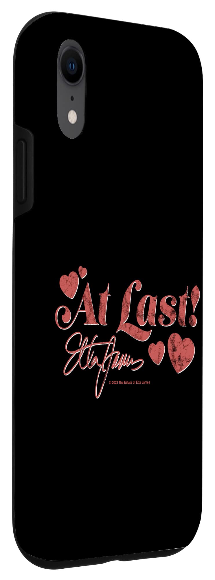 iPhone XR Etta James At Last Signature Hearts Case 3