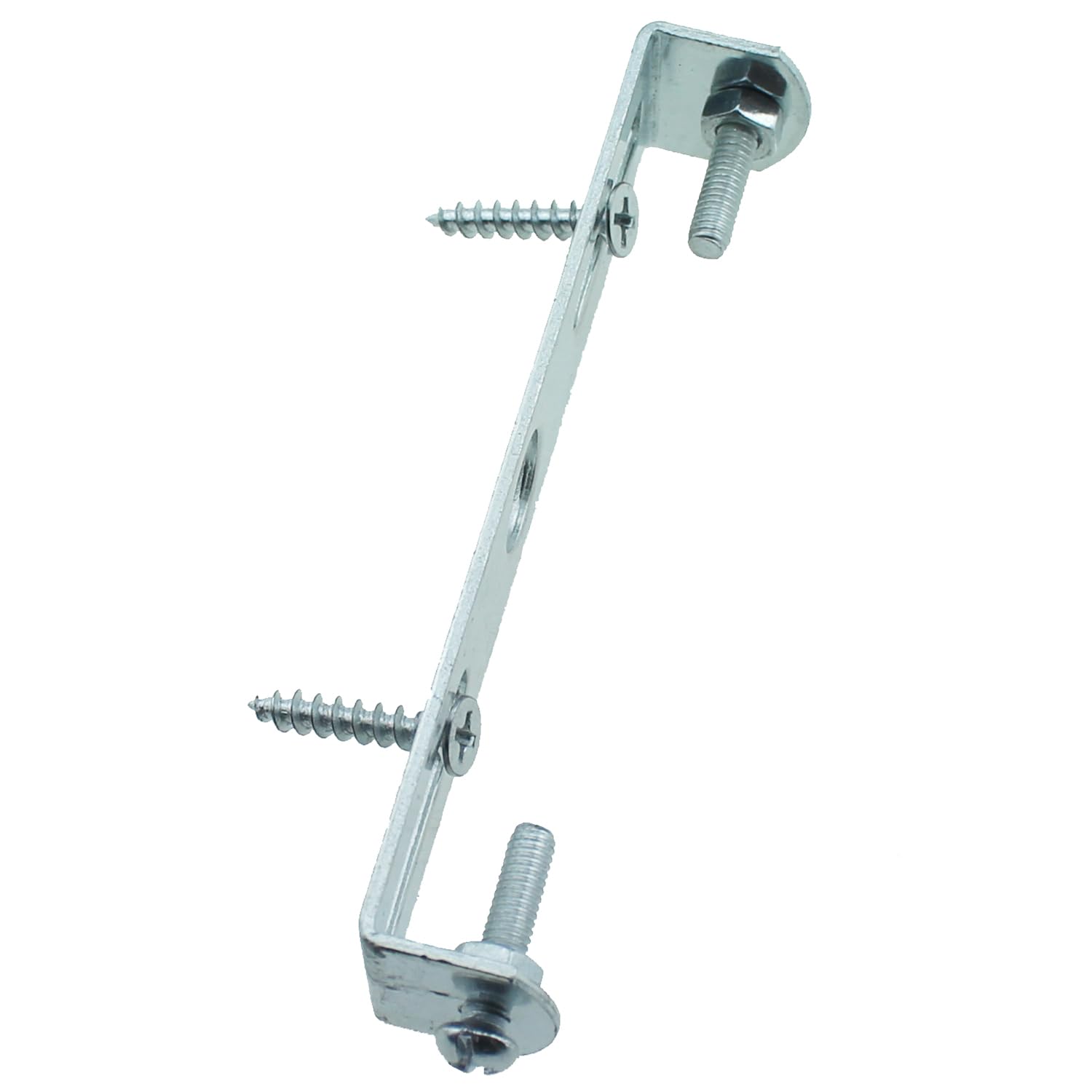 RLECS 4 Sets 105mm and 90mm Socket Mounting Plate Ceiling Pendant Crossbar Silver Metal Luminaire Mounting Bracket Suitable for Pendant Lamp Wall Lamp Living Room Lamp Outdoor Wall Lamp 4