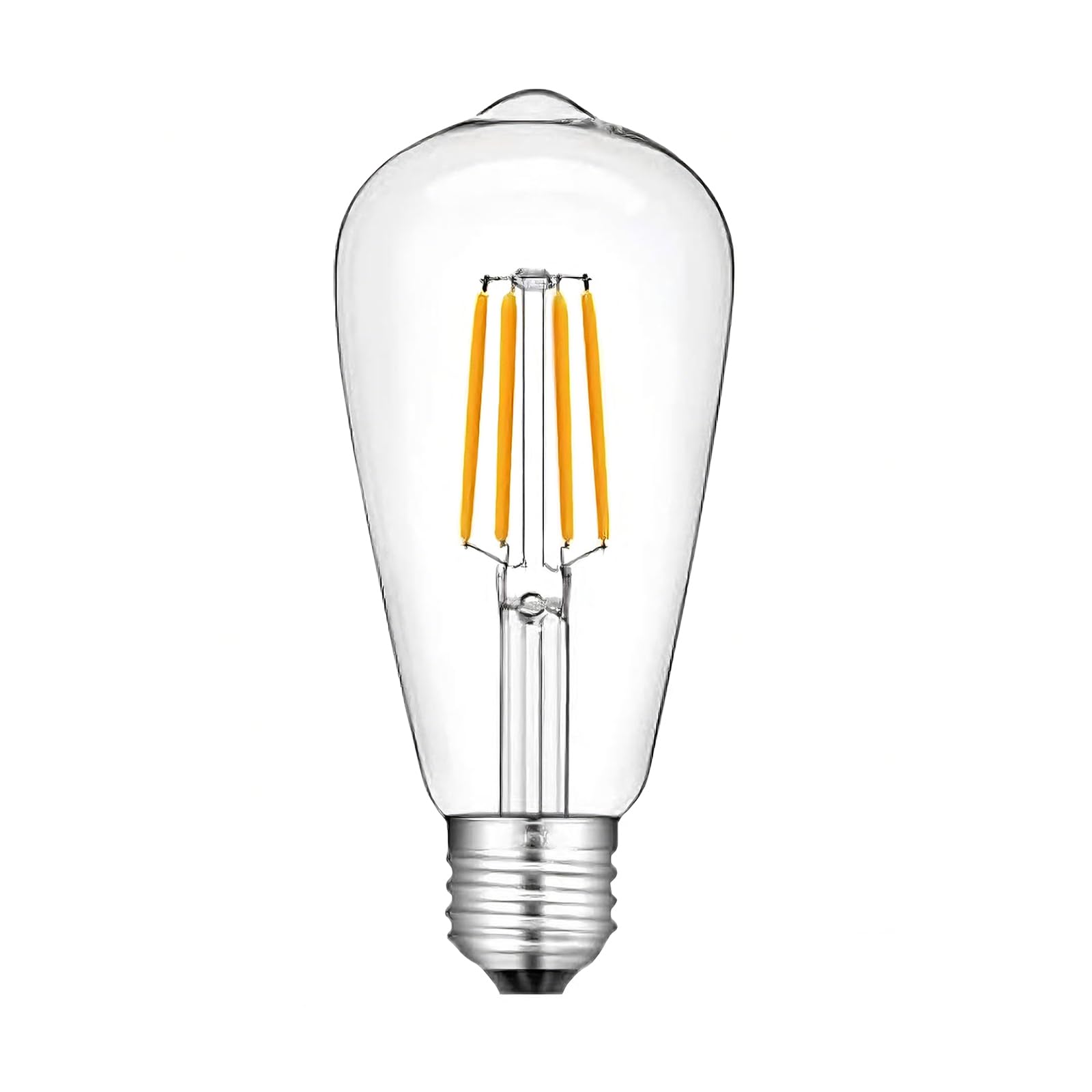 Mavelovs 5W LED Vintage Edison Bulb ST64, E26 Base, 2700K Soft White, 350 Lumens, CRI 80, Energy-Saving Decorative Light Bulb for Pendant, Chandelier, Wall Sconce, Lamp Lighting 1