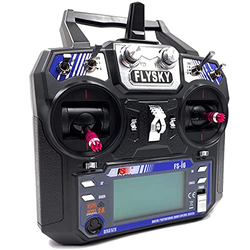 Flysky FS-i6 6CH 2.4GHz AFHDS RC Transmitter w/FS-iA6B Receiver for RC Multirotor Helicopter Airplane Glider Quadcopter (Model_2) 2