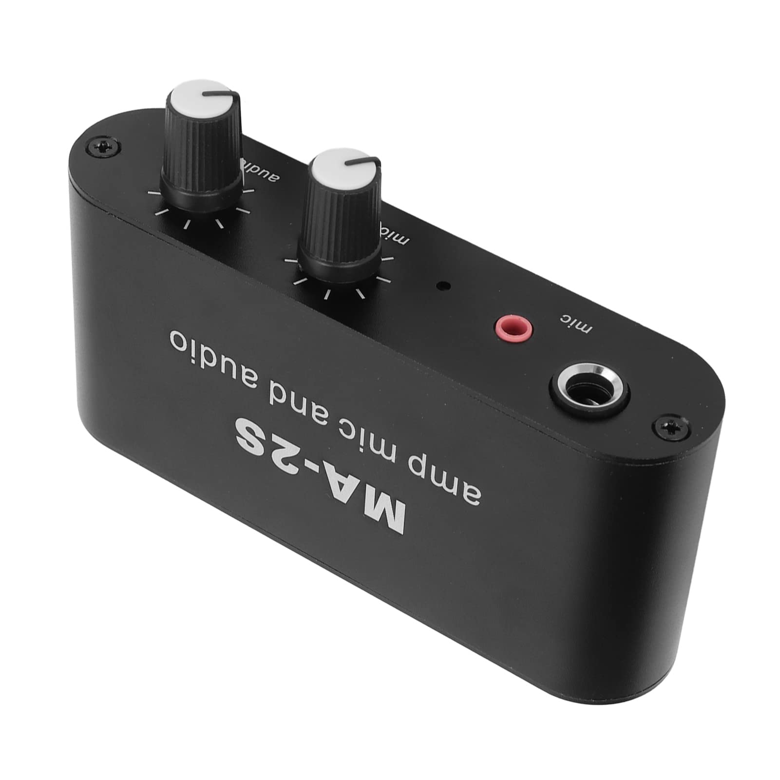 Double Op Amp, Stereo Small Audio Preamplifier, Headphone Amplifier, Gain 20dB Condenser 3 Ports Output for Music 4