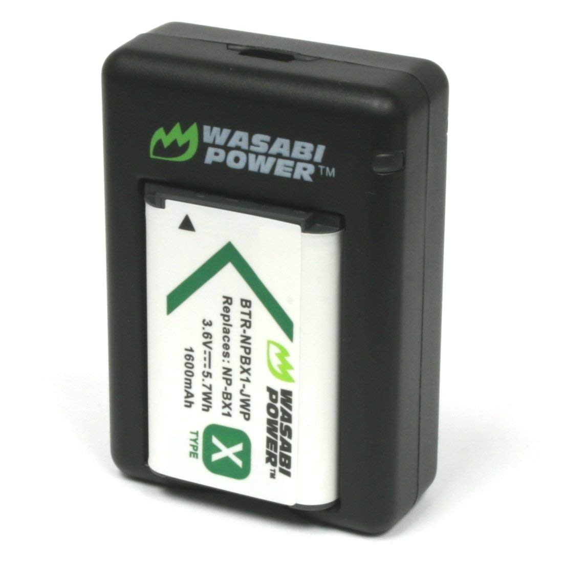 Wasabi Power NP-BX1 Dual USB Charger for Sony NP-BX1/M8, Cyber-Shot DSC-HX80, HX90V, HX95, HX99, HX350, RX1, RX1R II, RX100 (II/III/IV/V/VA/VI), FDR-X3000, HDR-AS50, AS300, ZV-1 and More 2