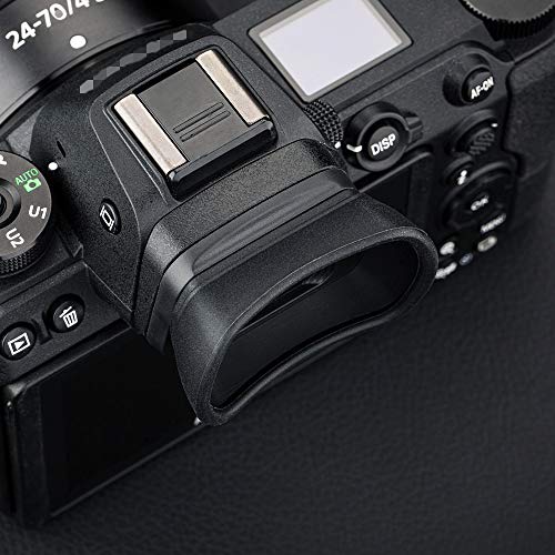 Z6II Z7II Eyecup + SD XQD Memory Card Case：Soft Silicon Camera Eyecup with 30 SD + 15 CFexpress B/XQD Cards Storage Case 4
