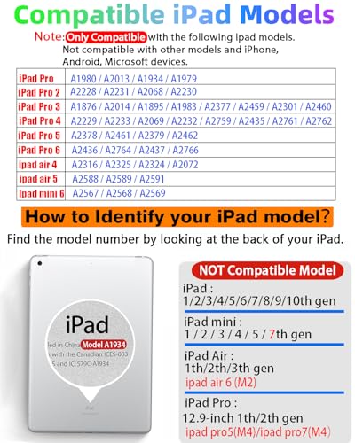 Gnanlen iPad Pencil 2nd Generation with Magnetic Wireless Charging,Same as Apple Pencil 2nd Generation,Stylus Pen Compatible with iPad Pro 11in 1/2/3/4,iPad Pro 12.9in 3/4/5/6,iPad Air 4/5,iPad Mini 6 2