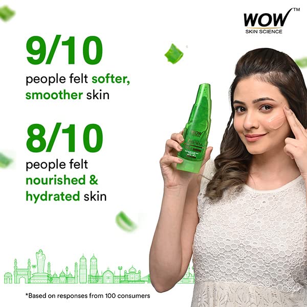 WOW Skin Science 99% Pure Aloe Vera Gel for Face, Skin & Hair - 150ml | Ultimate Gel For Glowing Skin | For Both Men and Women 3