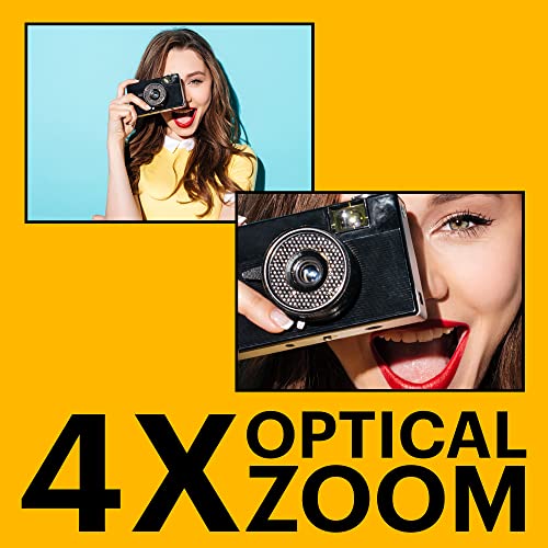 KODAK PIXPRO FZ45 16MP Compact Digital Camera, 4X Optical Zoom, AA, Black 3