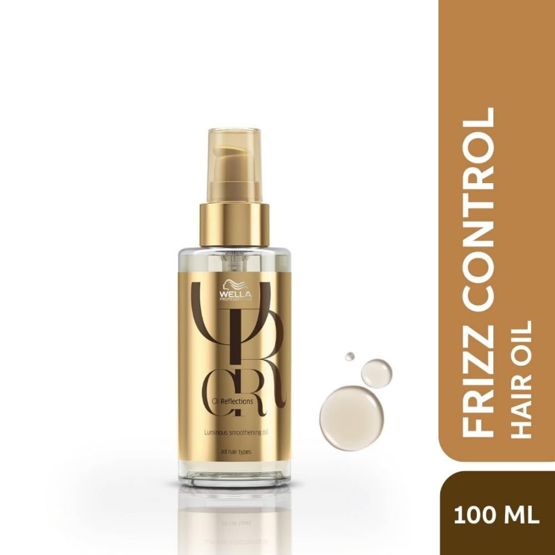 Wella Professionals Oil Reflections Luminous Smoothing Hair Oil | Frizz Control & Shine Booster | 100 ml 2
