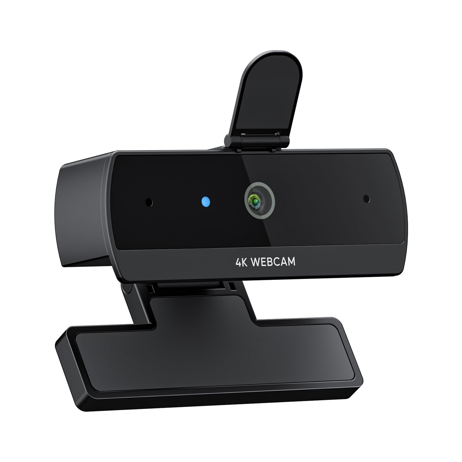 Nisheng Upgrade 4K Webcam for PC, PDAF Auto Focus, Dual AI Noise-Cancelling Mics, 1080P/60FPS, Mini Camera w/Privacy Cover, Plug & Play USB Webcam for Zoom/Teams/OBS/Xbox 1