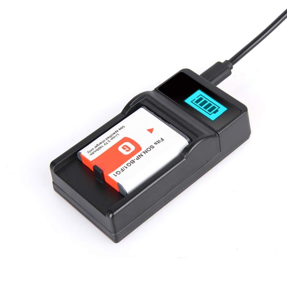 LCD USB Travel Battery Charger for Nikon Coolpix P500, Coolpix P510, Coolpix P520, Coolpix P530 Digital Camera 6