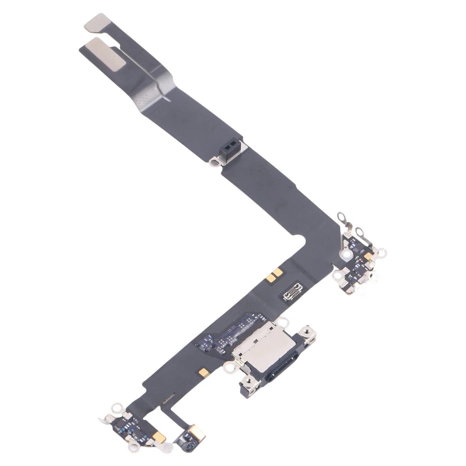 Charging Port Board Dock Connector Socket Module Flex Replacement Compatible with iPhone 16 Plus (Black) 4