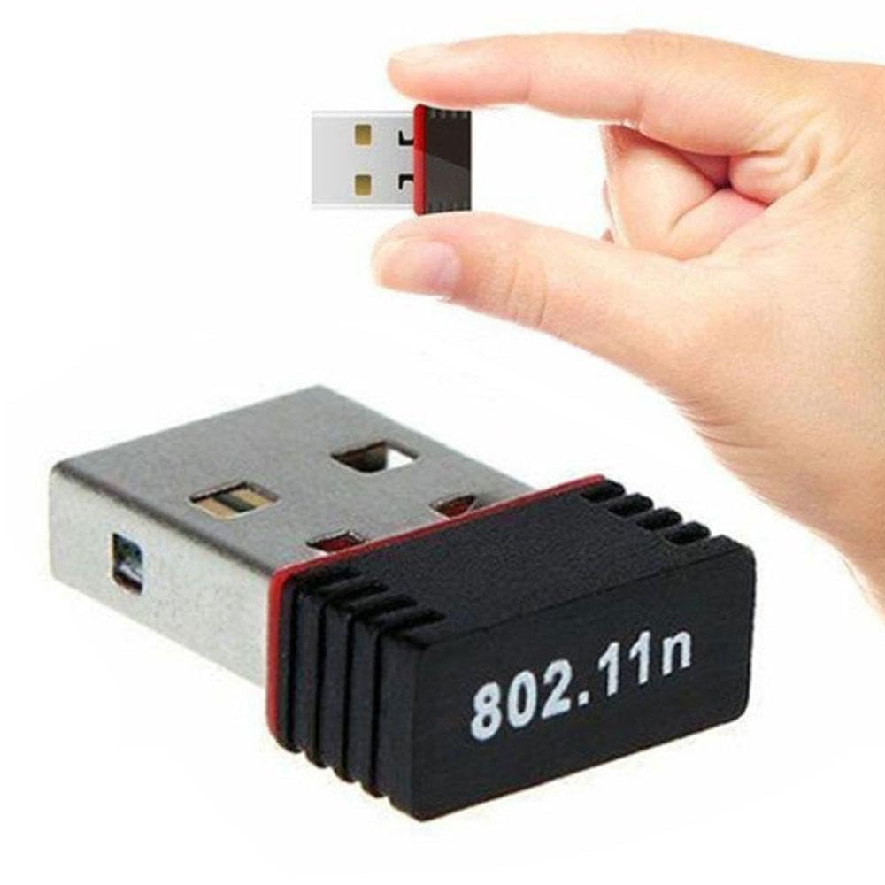 FROYUIO 2-Pack Mini USB Wi-Fi Adapter 150Mbps 802.11n 2.4GHz Wireless Network Card - Plug & Play No Driver Needed for Windows/Mac/Linux - 2dBi High Gain Antenna for Desktop/Laptop/PC 3