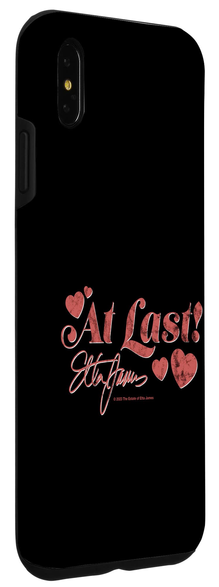 iPhone XS Max Etta James At Last Signature Hearts Case 3