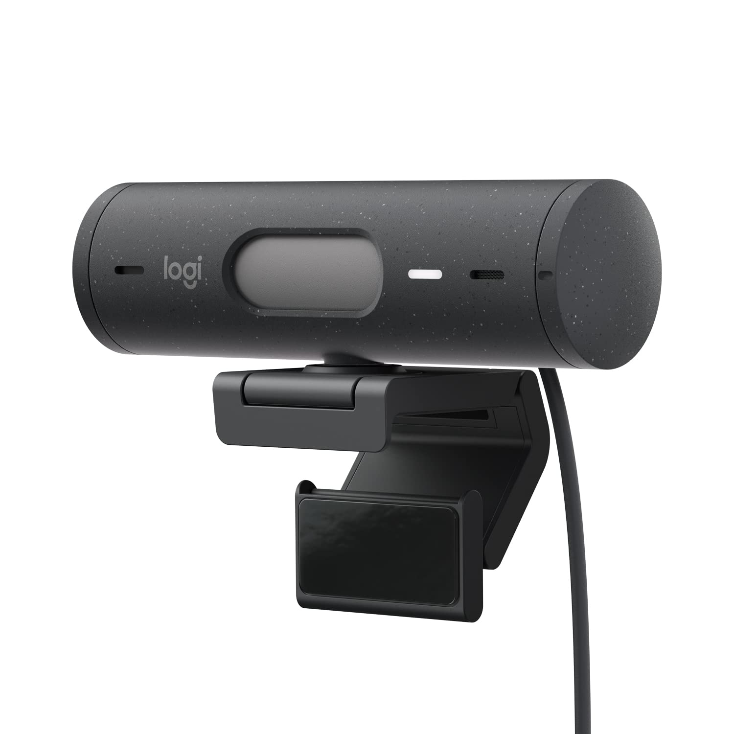 Logitech Brio 505 Full HD webcam with auto light correction, auto-framing, Show Mode, dual noise reduction mics, privacy shutter - Works with Microsoft Teams, Google Meet, Zoom - Grey 4