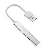 BBAUER USB 3.0 4 Port Hub Splitter for PC Mac MacBook Notebook Laptop Desktop Portable 4