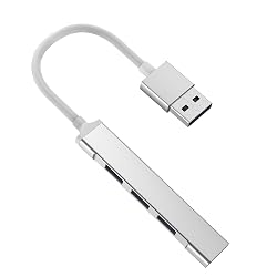 BBAUER USB 3.0 4 Port Hub Splitter for PC Mac MacBook Notebook Laptop Desktop Portable 3