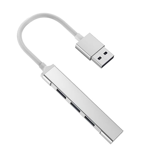 BBAUER USB 3.0 4 Port Hub Splitter for PC Mac MacBook Notebook Laptop Desktop Portable 2