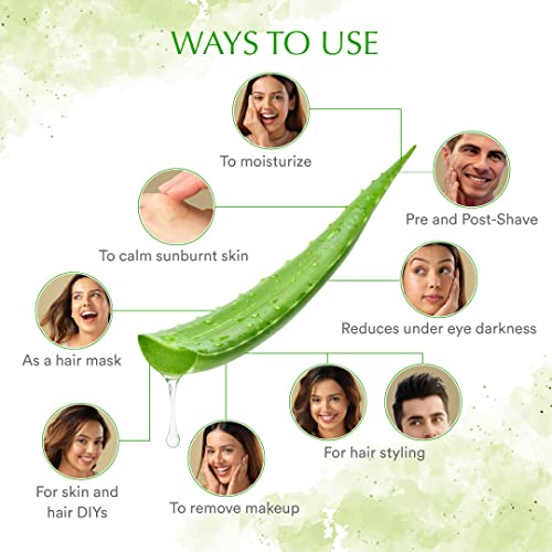 WOW Skin Science 99% Pure Aloe Vera Gel for Face, Skin & Hair - 150ml | Ultimate Gel For Glowing Skin | For Both Men and Women 5